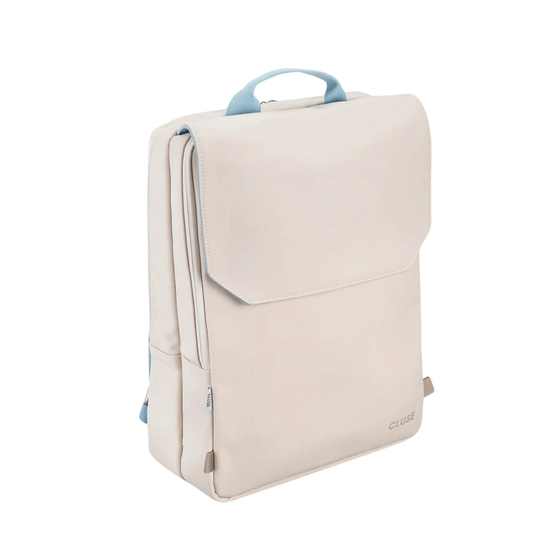 Cluse Le Reversible Backpack - Beige Light Blue Silver