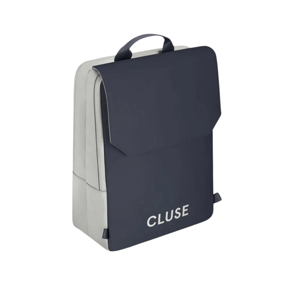 Cluse Le Reversible Backpack - Light Grey/Navy Silver
