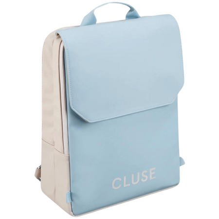 Cluse Le Reversible Backpack - Beige Light Blue Silver