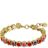DYRBERG-KERN-COURAGE-GOLD-BRACELET-RED-PINK