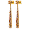 DYRBERG-KERN-ELYSIA-GOLD-LONG-DROP-EARRINGS-GOLDEN