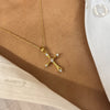 Rebecca Judith Gold Classic Cross Necklace