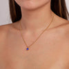 Dyrberg Kern Jemma Gold Necklace - Sapphire