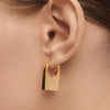 PDPAOLA Gold Chicago Hoop Earrings