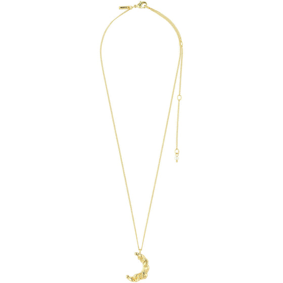 Pilgrim Moon Gold Dainty Necklace