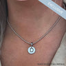 Rebecca My World Silver Small Initial Charm & Chain Exclusive