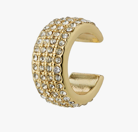 Pilgrim Matylda Gold Crystal Cuff Earring