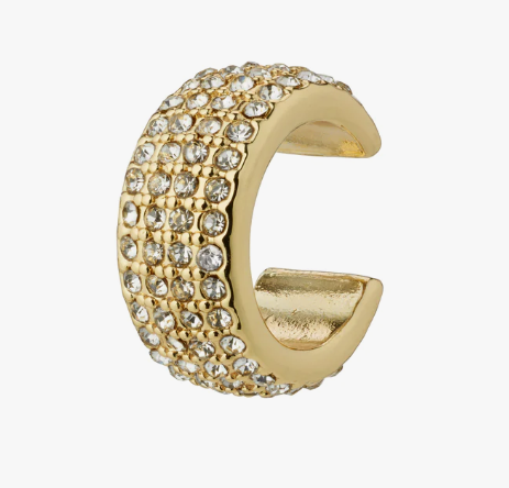 Pilgrim Matylda Gold Crystal Cuff Earring