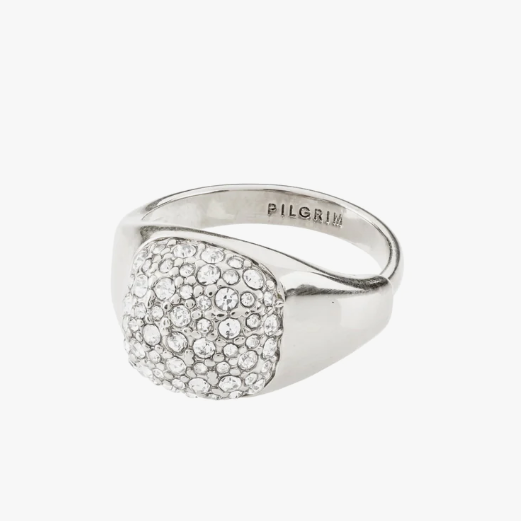 Pilgrim Cindy Crystal Silver Ring