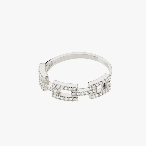 Pilgrim Coby Silver Crystal Ring