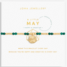 Joma May Birthstone Gold Bracelet