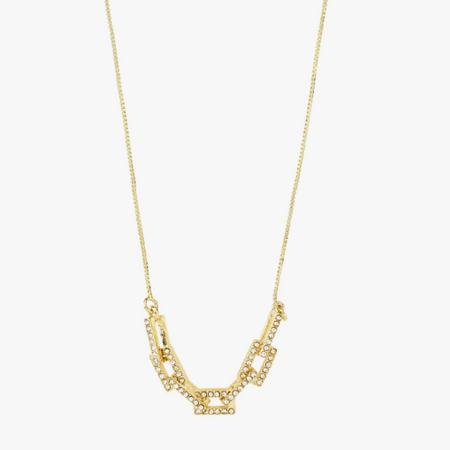 Pilgrim Coby Gold Crystal Necklace