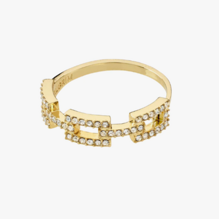 Pilgrim Coby Gold Crystal Ring