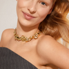 Pilgrim Pulse Gold Statement Necklace