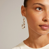 Pilgrim Pulse Statement Silver Earrings