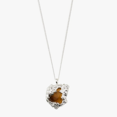 Pilgrim Rhythm Pendant Silver Necklace