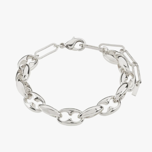 Pilgrim Pace Silver Chunky Link Bracelet