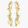 Pilgrim Pulse Statement Gold Earrings