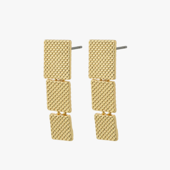 Pilgrim Klaudia Gold Drop Earrings