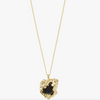 Pilgrim Rhythm Gold Black Pendant Necklace