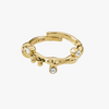 Pilgrim Iwona Gold Twist Ring