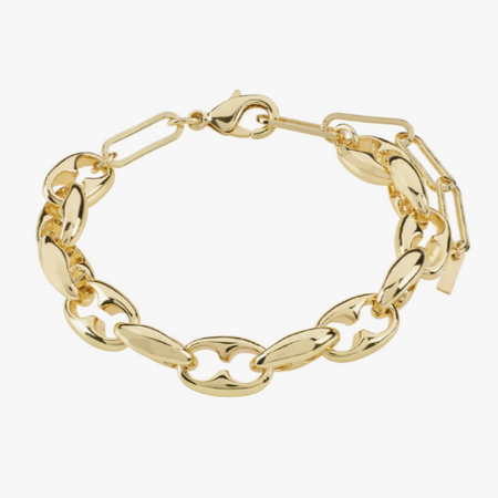 Pilgrim Pace Gold Chunky Link Bracelet