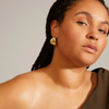 Pilgrim Kasia Gold Huggie Hoop Earrings