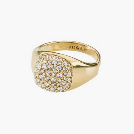 Pilgrim Cindy Crystal Gold Ring