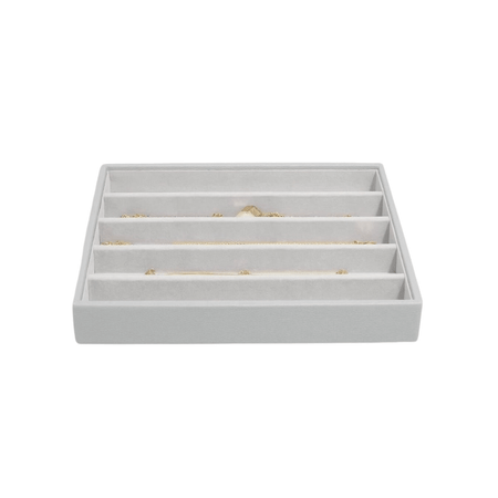 Stackers Classic Jewellery Box (5 Section Layer) - Pebble Grey