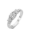 TI-SENTO-SILVER-TRIPLE-ROUND-ZIRCONIA-RING