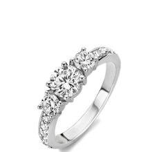 TI-SENTO-SILVER-TRIPLE-ROUND-ZIRCONIA-RING