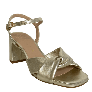 Unisa Medway Gold Twist Front Sandals