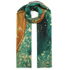 Abaigh Abstract Pattern Scarf - Green