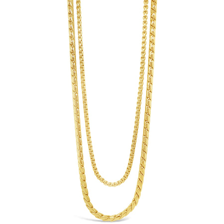 Absolute Gold Double Rope Chain Necklace