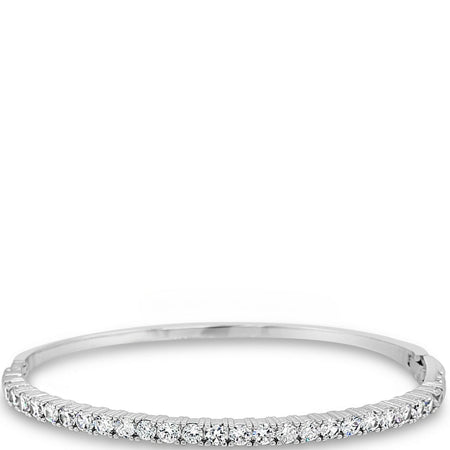 Absolute Classic Silver Sparkle Bangle