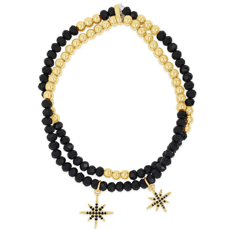 Absolute Gold & Black Star Bracelet
