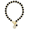 Absolute Gold Black TBar Bracelet