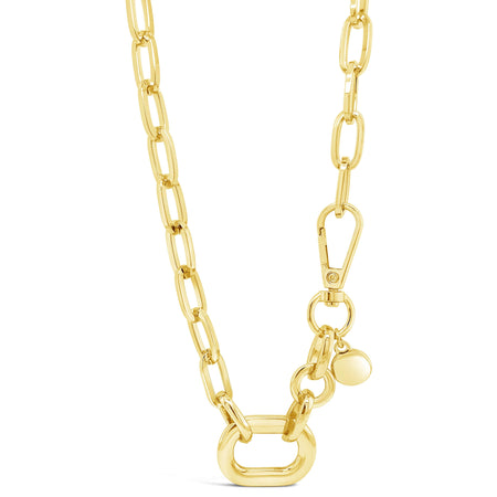 Absolute Gold Chunky Oval Link Necklace