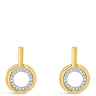 Absolute Gold Circle Drop Earrings