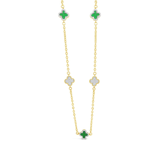 absolute-gold-clover-short-length-necklace-green-N2276EM.jpg