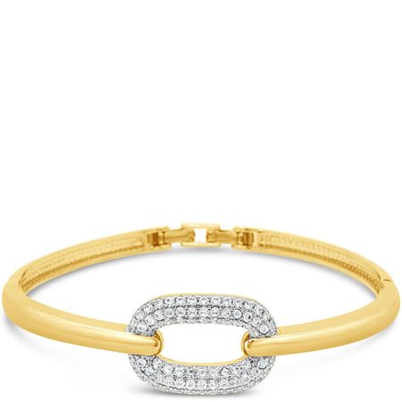 Absolute Gold Crystal Bangle