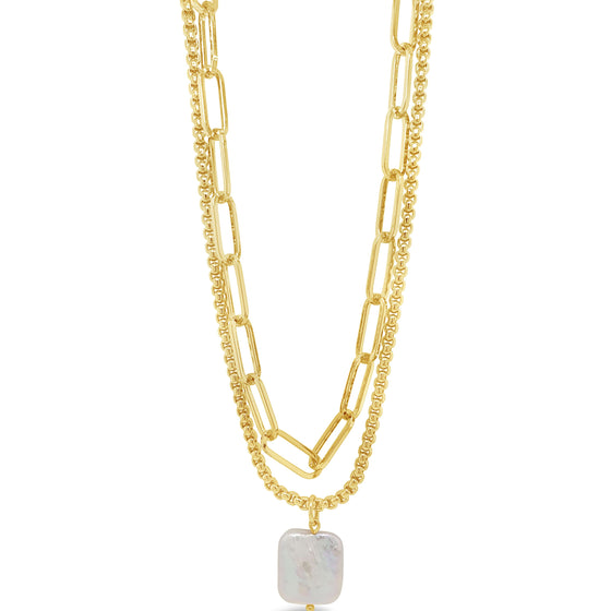 absolute-gold-double-chain-pearl-pendant-necklace-n2339gl