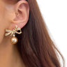 absolute-gold-large-bow-champange-pearl-earrings