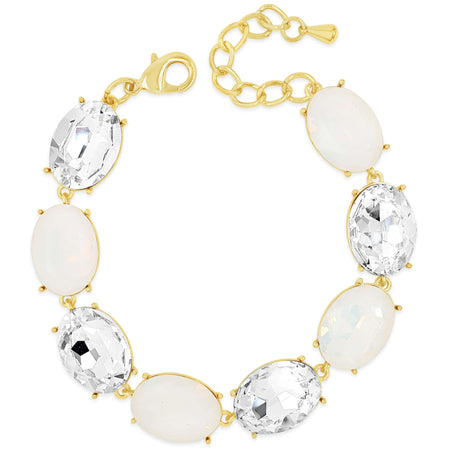 Absolute Gold Oval Opal Bracelet