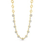 Absolute Gold Small Halo Solitaire Set Necklace