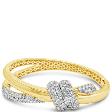 Gold and silver ring on a white background