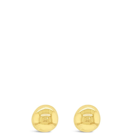 Absolute Gold Sphere Stud Earrings