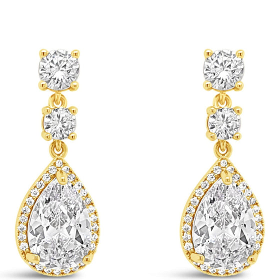 Absolute Gold Tear Drop Earrings