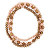 Absolute Rose Gold & Bronze Triple Bead Bracelet