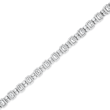 Absolute Silver & Clear Crystal Bracelet